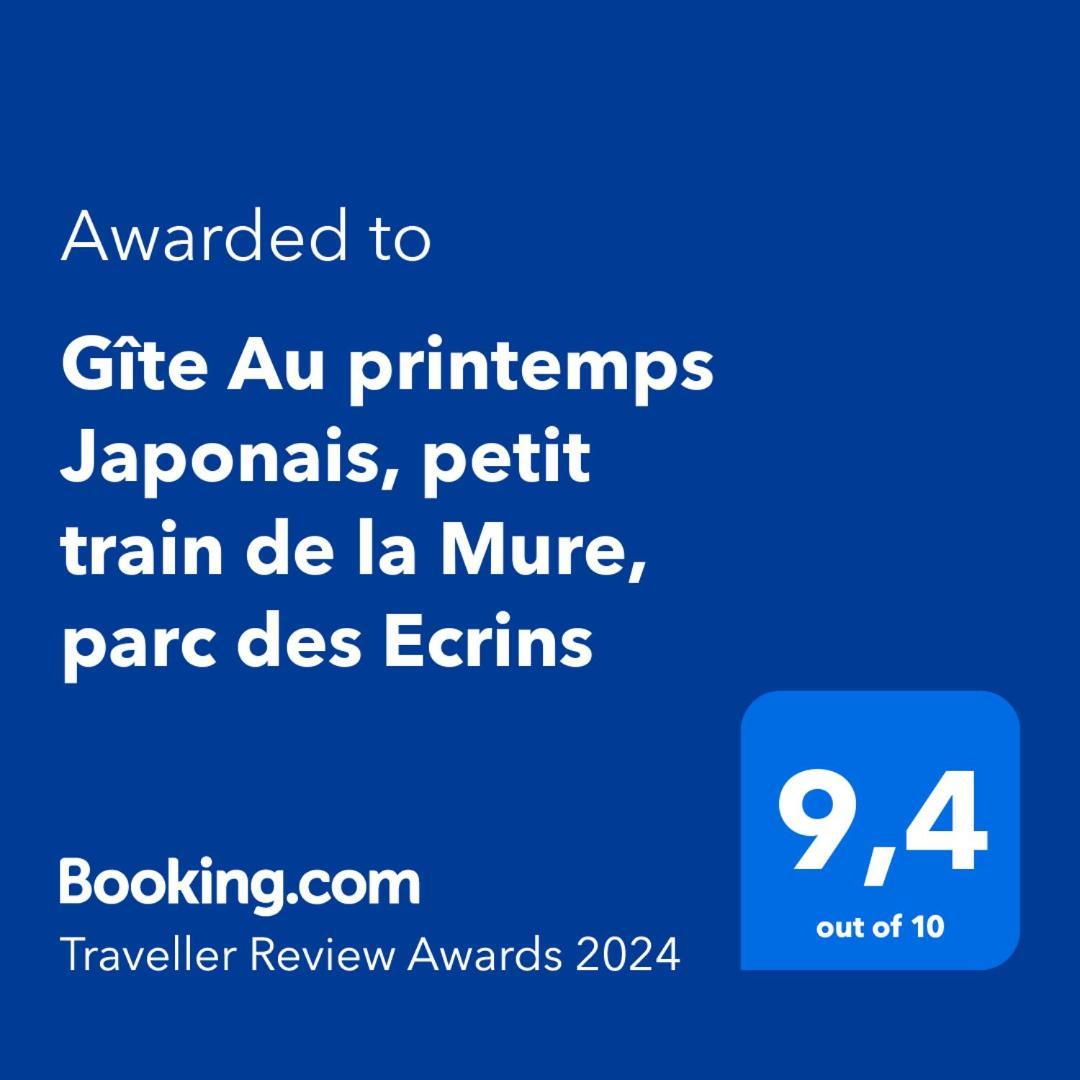 Gite Au Printemps Japonais, Petit Train De La Mure, Parc Des Ecrins Pierre-Chatel ภายนอก รูปภาพ